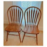 2 Wood Chairs