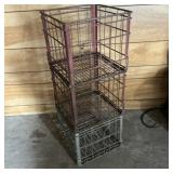 Prairie Farm Metal Milk Crates