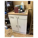 Metal Utility Cabinet & Contents