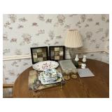 Dessert Plates, Glass Baking Dish, Lamp, & More