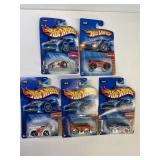 5 Hot Wheels NOS 2004 1st Editions w/dubs