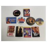 Lot of 10 Movie / TV Show Promotional Pins