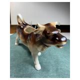 Cow Creamer Brouglin Almond Made in Czechoslovakia