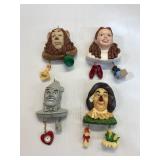 4-The Wizard of Oz Ornaments Turner Entertainment