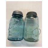 2 Ball blue canning jars each x2
