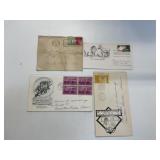 WWII related stamps & envelopes and other
