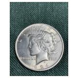 1924 Peace Silver Dollar