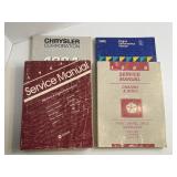 Lot of 4 Chrysler Car Shop Manuals