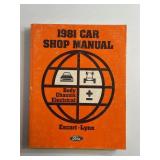 1981 Ford Escort Car Shop Manual