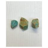 3 pcs of Amazonite smaller piece from pike