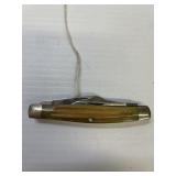 Queen Cutlery 3 blade "Stockman" Knife bone scale