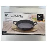 Pacific Coast trail 9" Cast Iron Skillet New