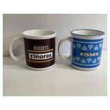 Set of 2 Hersheyï¿½s Candy Coffee Mugs