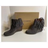 Lucky Brand Swebe Bootie Heels In Box