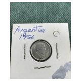 1956 Argentina 5 centavos Coin