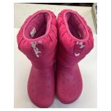 Pink Crocs J 5 Women Boots lined