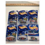 6 Hot Wheels NOS 1st Edition