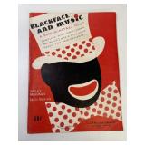 Blackface & music minstrel folio
