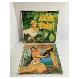 Lot of 2 Vintage 1950s Hawaii Records
