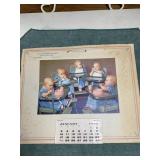 Calendar 1965 Balthaser Cacoosing Royal Crest
