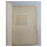 1909 Thackerayï¿½s Works Poem Book
