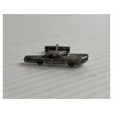 Vintage 1960s Car Cuff Link / Pewter Pin