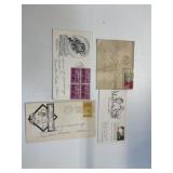 WWII related stamps & envelopes and other