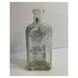 Antique Easy Bright Polishes Glass Bottle