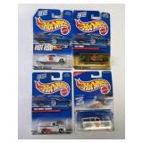 4 Hot Wheels NOS