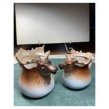2 Moose Vintage Creamers Austria