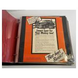 Binder Full of Antique Car Prints Ad