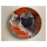 Vintage Pug Dog Collectorï¿½s Plate