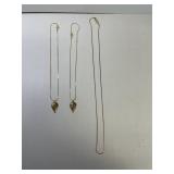 3 pieces costume chains