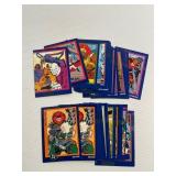 Lot of 40 DC Super Hero Trading Cards