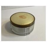Vintage Make Up Glass Canister