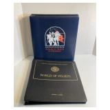 Lot of 2 USA Stamp Binder Folders