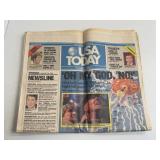 Original Challenger Space Shuttle Crash Newspaper