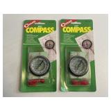 Lot of 2 Map Compasses *New In Pack*