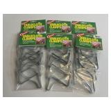 6 Camping Metal Table Cloth Clamps *New In Pack