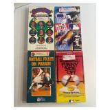 Vintage Lot of 4 Sport Blooper VHS Tapes