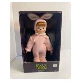 Spooky Hollow Trick or Treater Bunny Doll in box