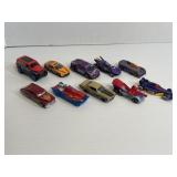 10-Mixed Diecast Cars Mixed Brands