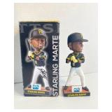 Pirates Starling Marte Autographed Bobble Head