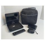 Magnavox 7in Portable DVD player & Accessories
