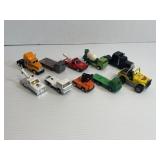 Lot of 10 Mixed 1/64 DieCast Toy Trucks
