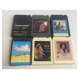 Lot of 6 - 8track tapes (Country / Pop)