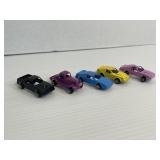 Lot of 5 Tootsie Toy Metal Cars