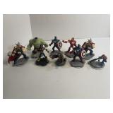 Marvel Super Hero Action Figure Lot of 9