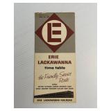 1967 Erie Lackawanna Railroad Time Table BOoklet