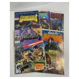 Lot of 5 ï¿½Nightstalkersï¿½ Comic Books